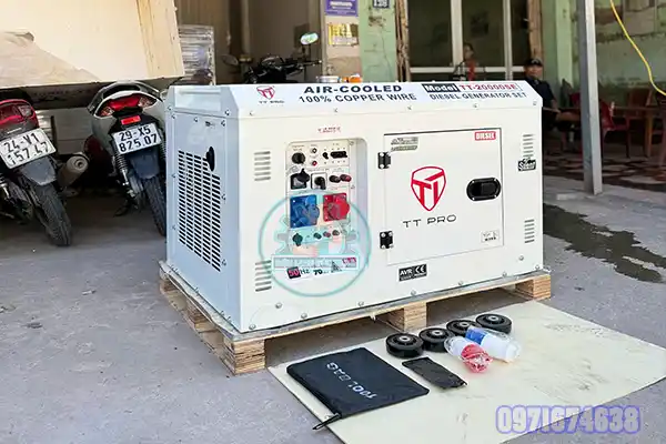 Máy Phát Điện Chạy Dầu 12kW 1-3 Pha TT-20000SE TT PRO