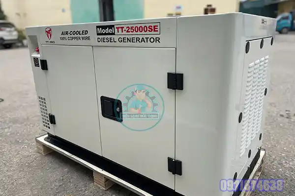 Máy Phát Điện Chạy Dầu 16kW 1-3 Pha TT-25000SE TT Pro
