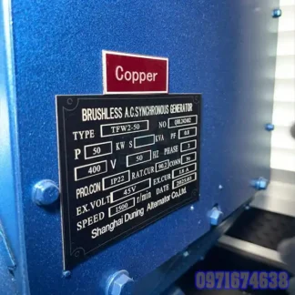 Máy phát điện chạy dầu 50kW TFW2-50 Yangmar