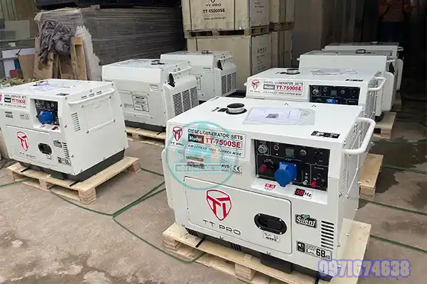 Máy Phát Điện Chạy Dầu 6,7kW TT-7500SE