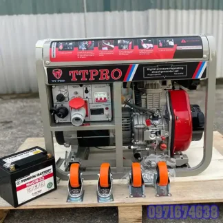 Máy Phát Điện Chạy Dầu 8kW 1-3 Pha TT-9800DLG TT Pro