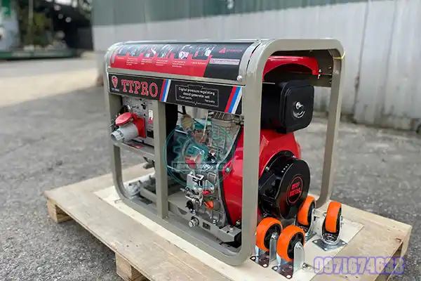 Máy Phát Điện Chạy Dầu 8kW 1-3 Pha TT-9800DLG TT Pro