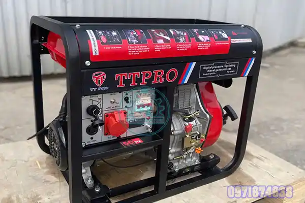 Máy phát điện chạy dầu 8kW TT PRO TT-9800E