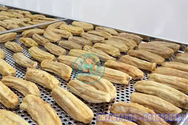 Máy sấy chuối dẻo
