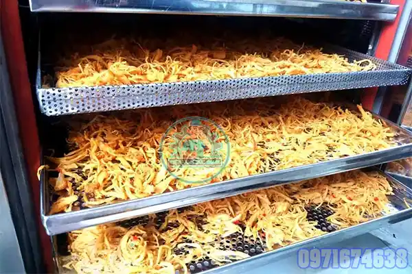 Máy Sấy Thịt Gà Khô Công Nghiệp | Thiết Kế Phòng Sấy Theo Yêu Cầu