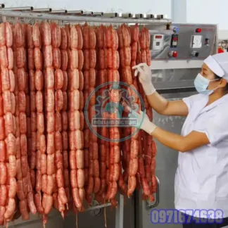 Máy Sấy Xúc Xích Công Nghiệp | Thiết Kế Theo Yêu Cầu