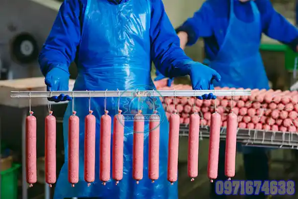 Máy Sấy Xúc Xích Công Nghiệp | Thiết Kế Theo Yêu Cầu