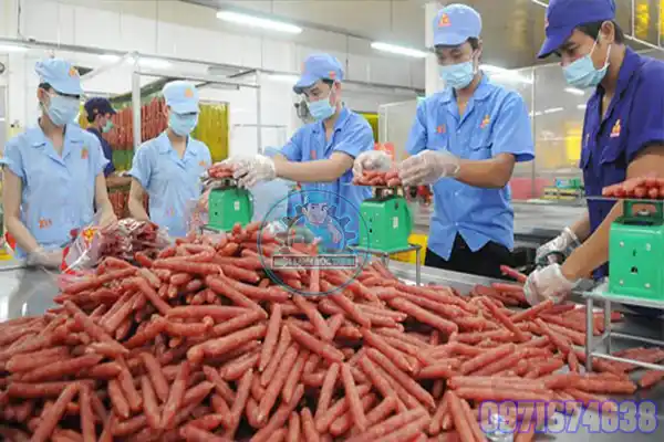 Máy Sấy Xúc Xích Công Nghiệp | Thiết Kế Theo Yêu Cầu