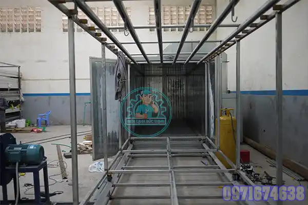 phòng Sấy sơn Nhôm
