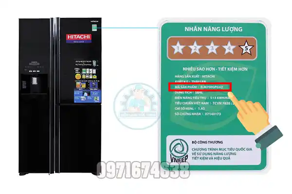 Kiểm Tra Model Tủ Lạnh Hitachi – Cách Xem Nhanh, Dễ Hiểu