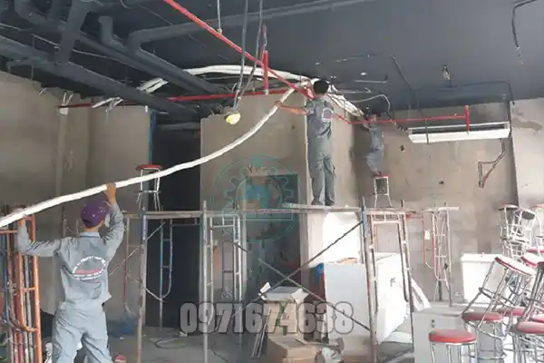 Thi Công Ống Đồng Gia Lâm Chuyên Nghiệp, Đi Âm Tường