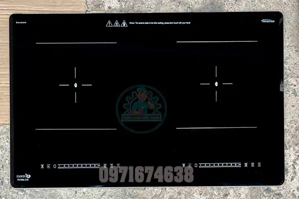 Mặt kính bếp từ ceramic trung cấp chịu nhiệt tốt